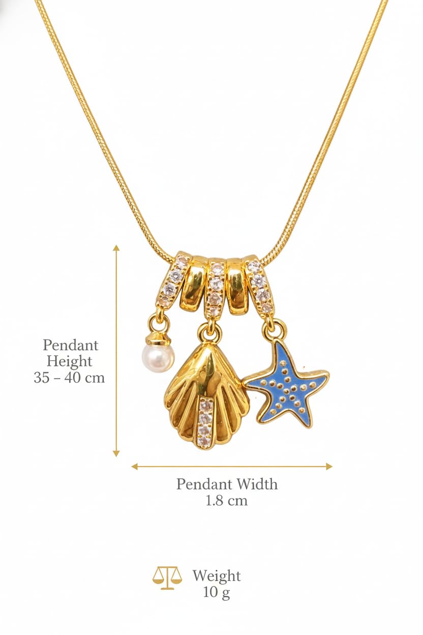 Anti Tarnish Pendant Necklace Perfect Chain for Everyday Wear