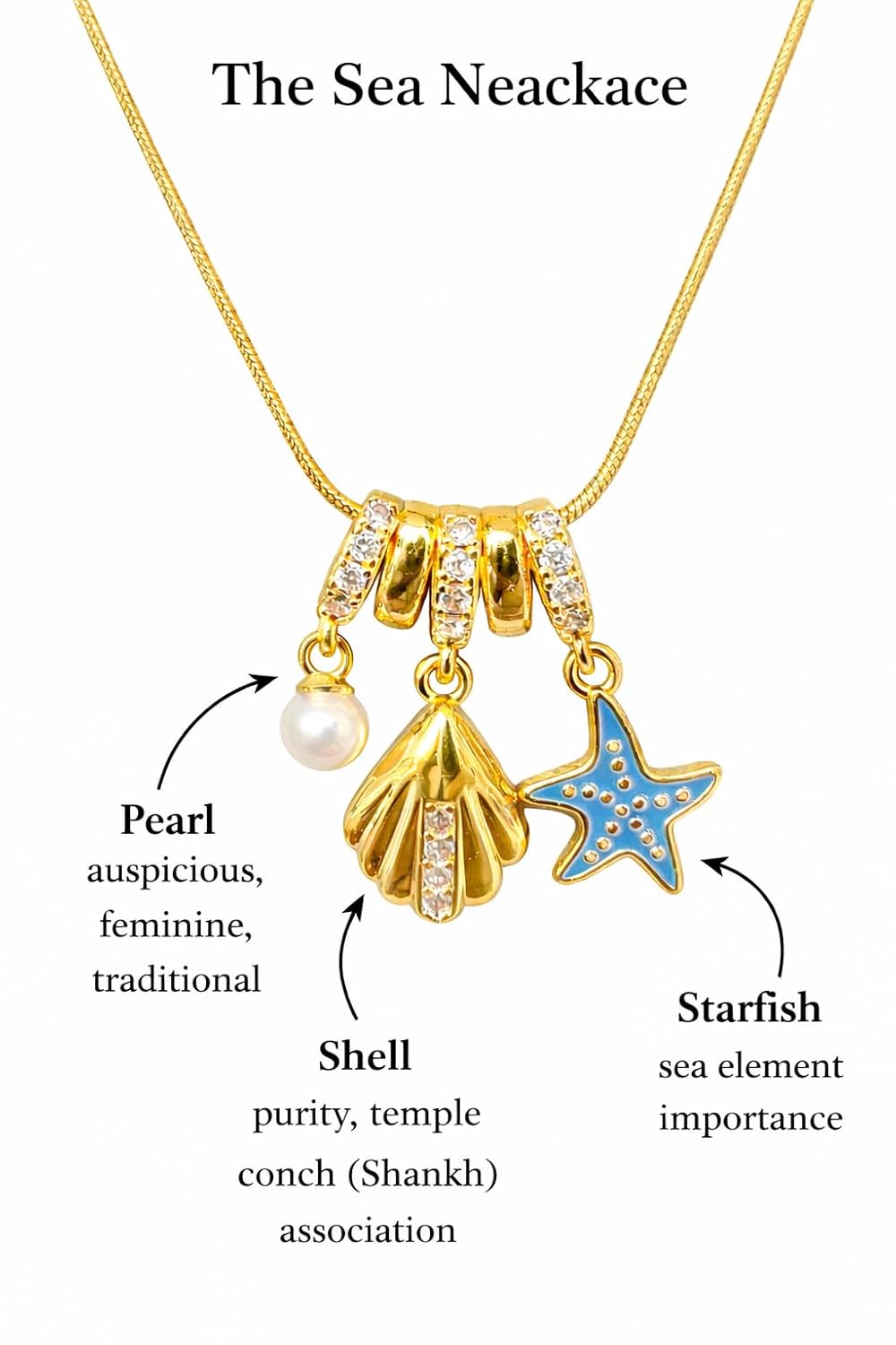 Anti Tarnish Pendant Necklace Perfect Chain for Everyday Wear