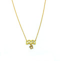 Stylish 18K Gold Plated Necklace Set Anti Tarnish