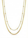 2 Layer Gold Plated Anti Tarnish Necklace