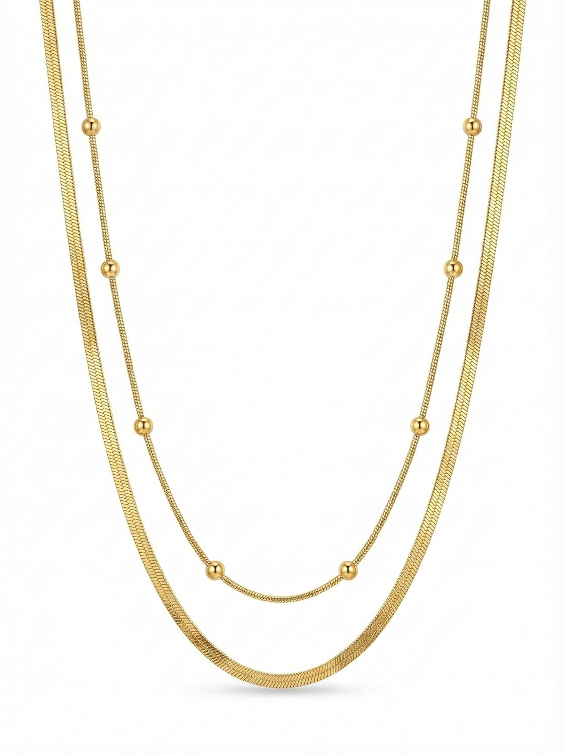 2 Layer Gold Plated Anti Tarnish Necklace