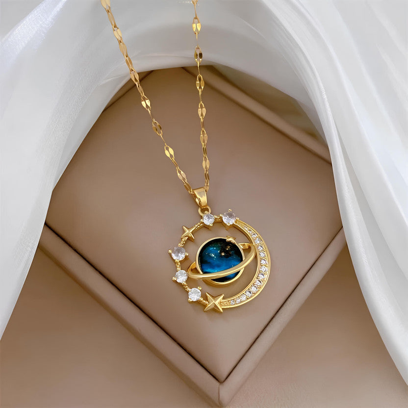 Anti Tarnish 18K Gold Plated Pendant Combo Set of 2