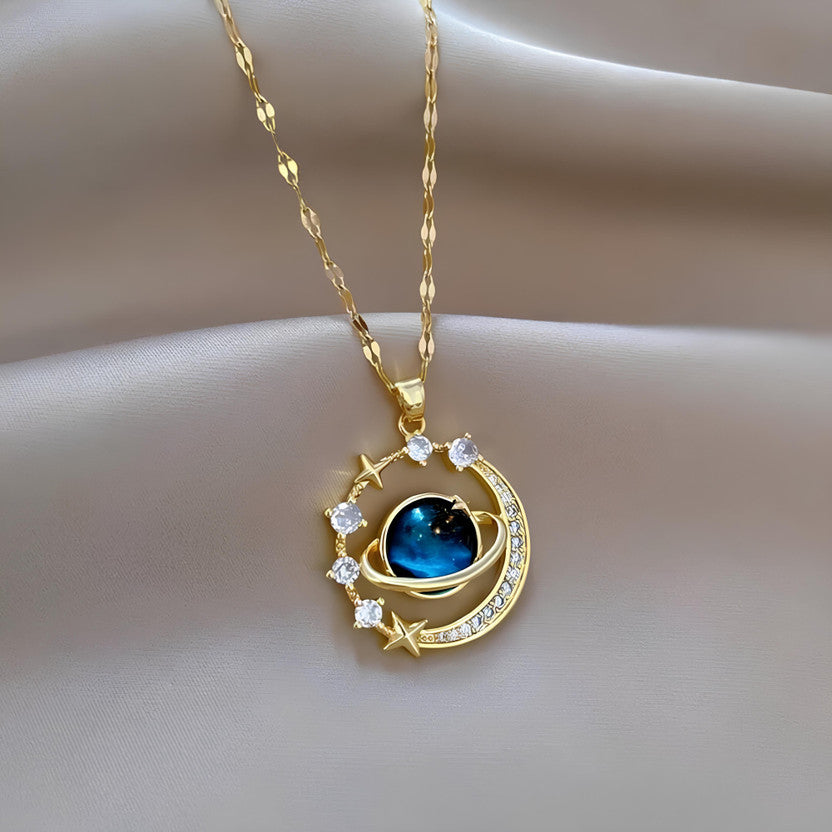 Anti Tarnish 18K Gold Plated Pendant Combo Set of 2