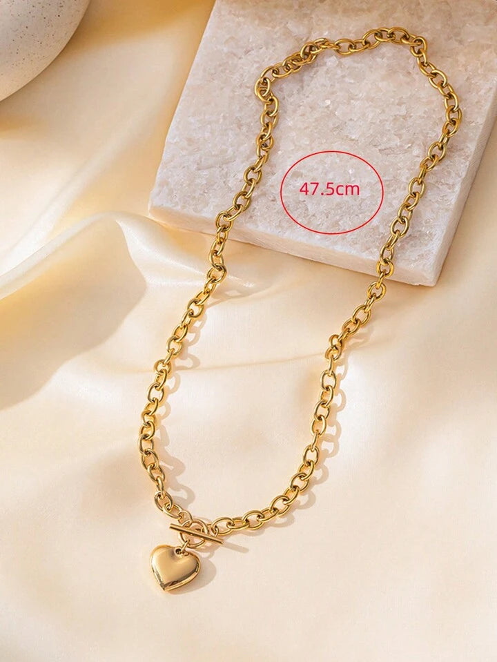 Anti Tarnish Beautiful Gold Plated Necklace