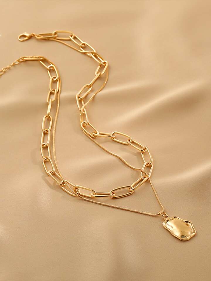 Trendy Anti Tarnish Necklace Gold Plated