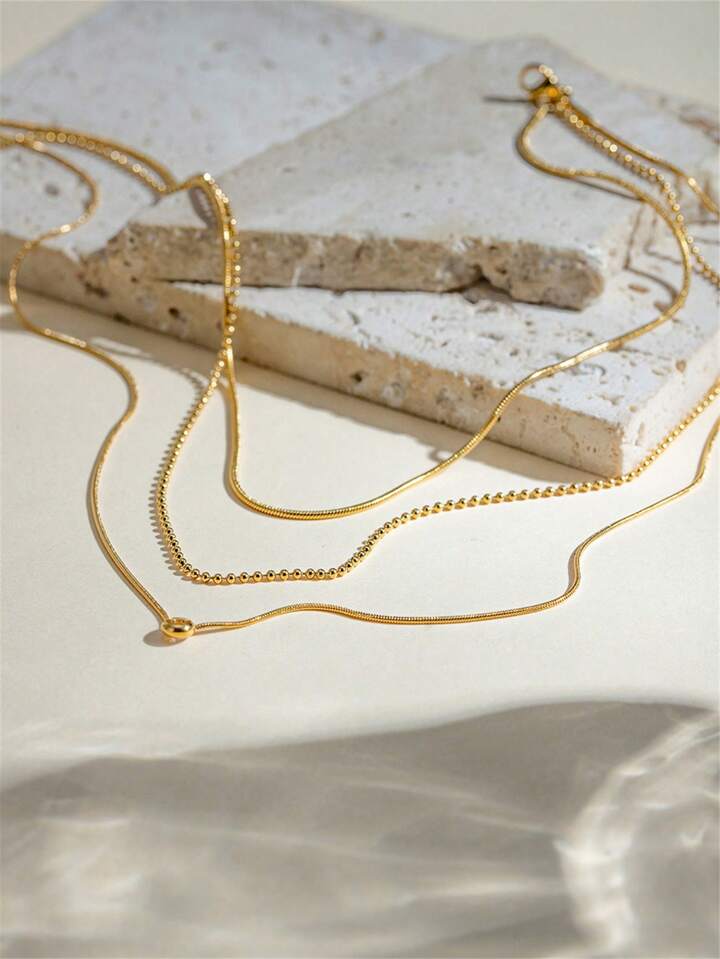 Multilayer Zirconia Beautiful Necklace