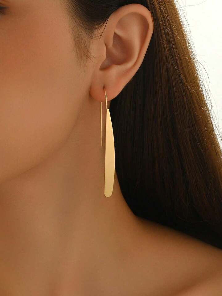 Modern Geometric Rectangular Earrings