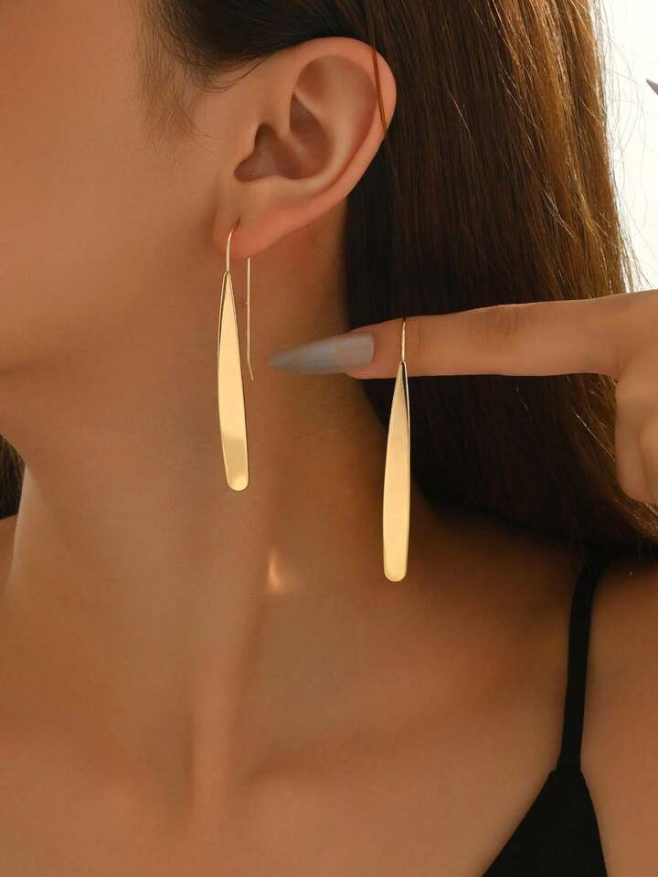 Modern Geometric Rectangular Earrings
