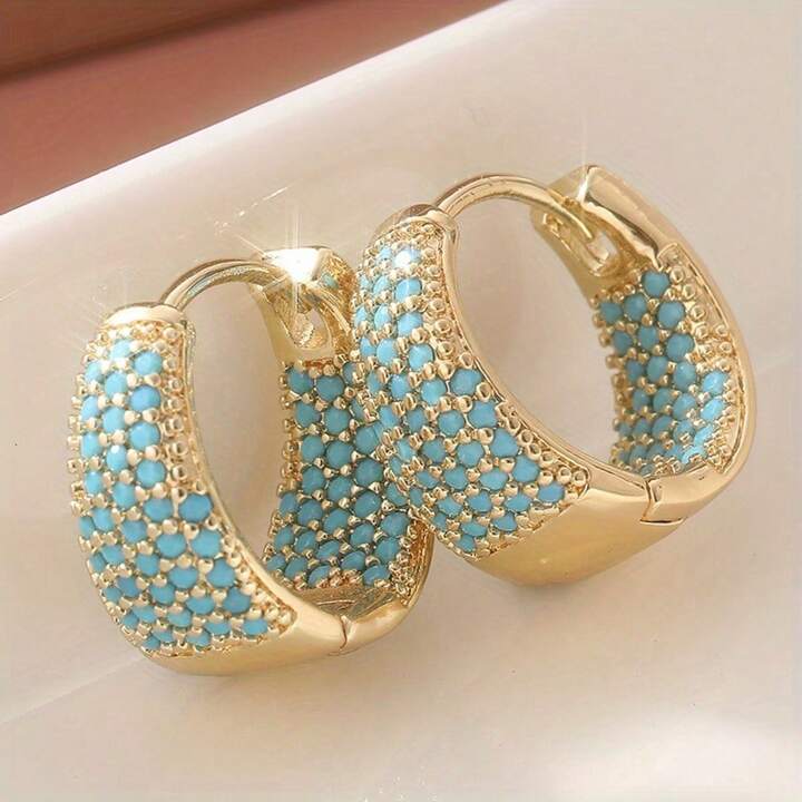 Bohemian Thick Creole Hoop Earrings