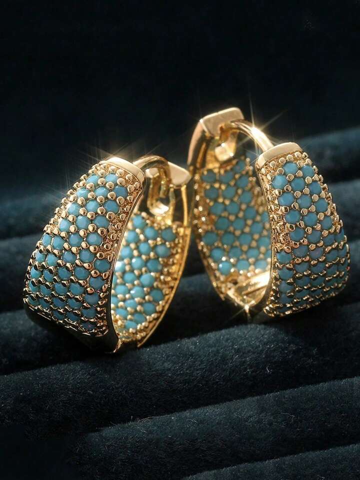 Bohemian Thick Creole Hoop Earrings