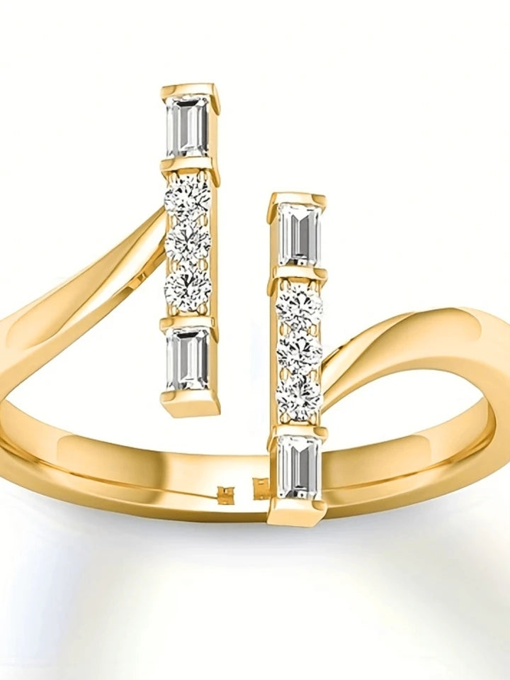 18K Gold Plated Zirconia Ring For All Occasions