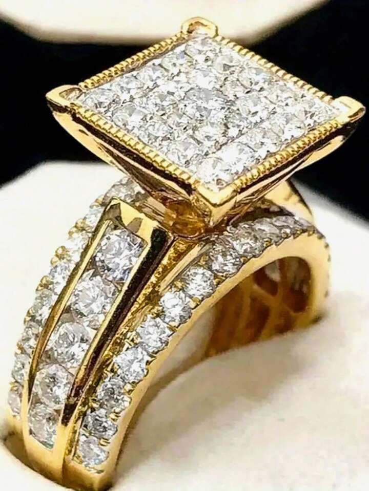 Cubic Zirconia Ring Fashion Jewelry Gift