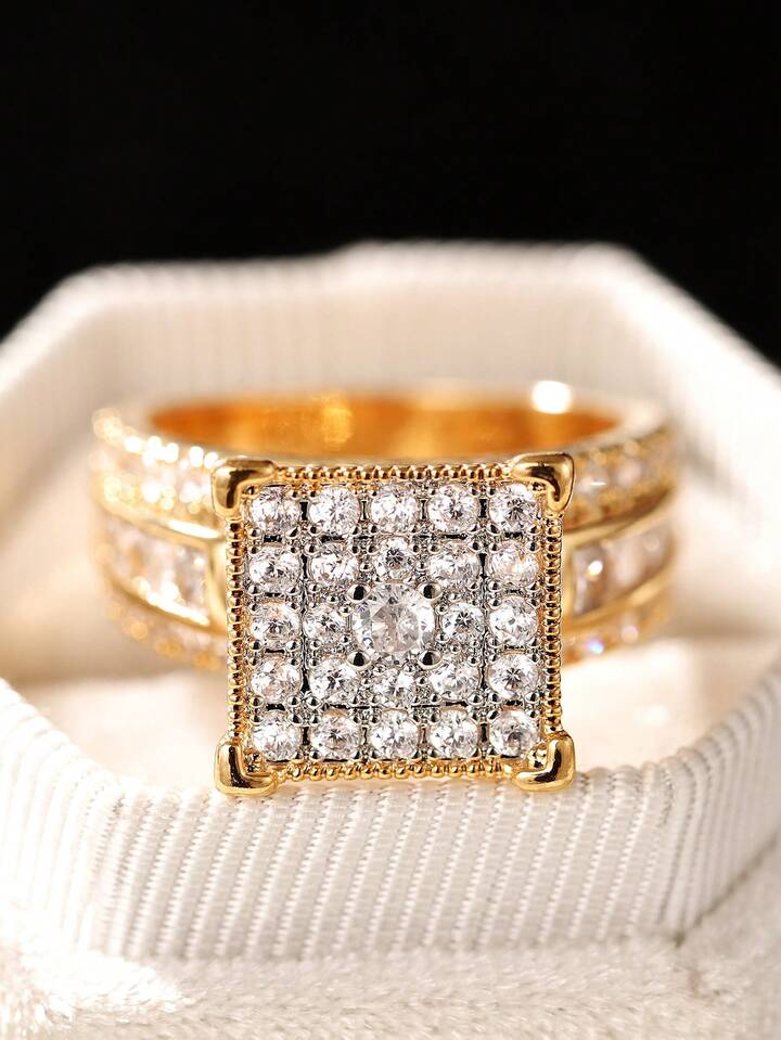 Cubic Zirconia Ring Fashion Jewelry Gift