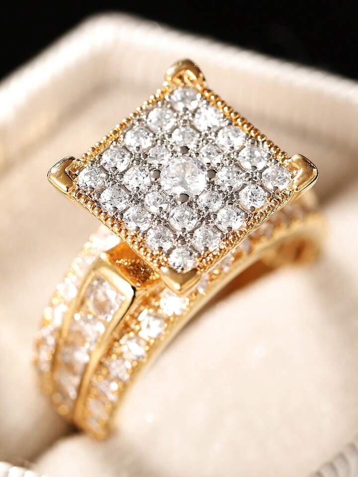 Cubic Zirconia Ring Fashion Jewelry Gift