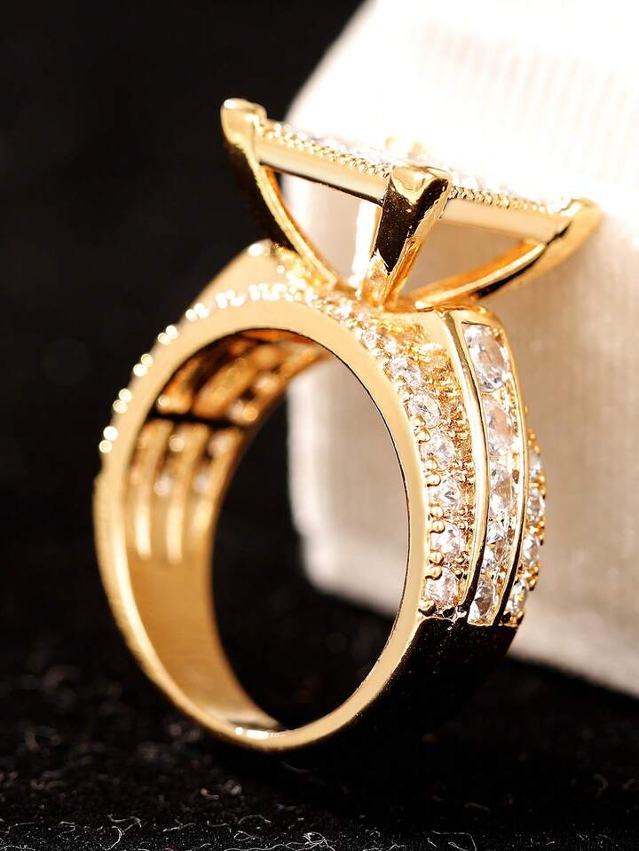 Cubic Zirconia Ring Fashion Jewelry Gift