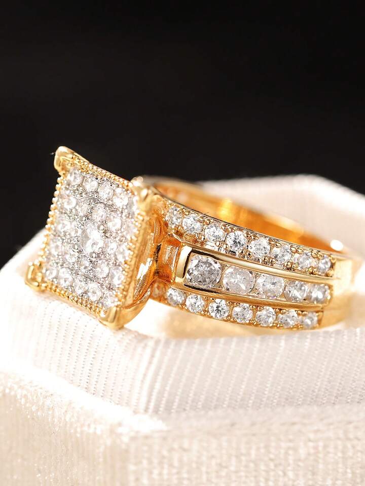 Cubic Zirconia Ring Fashion Jewelry Gift