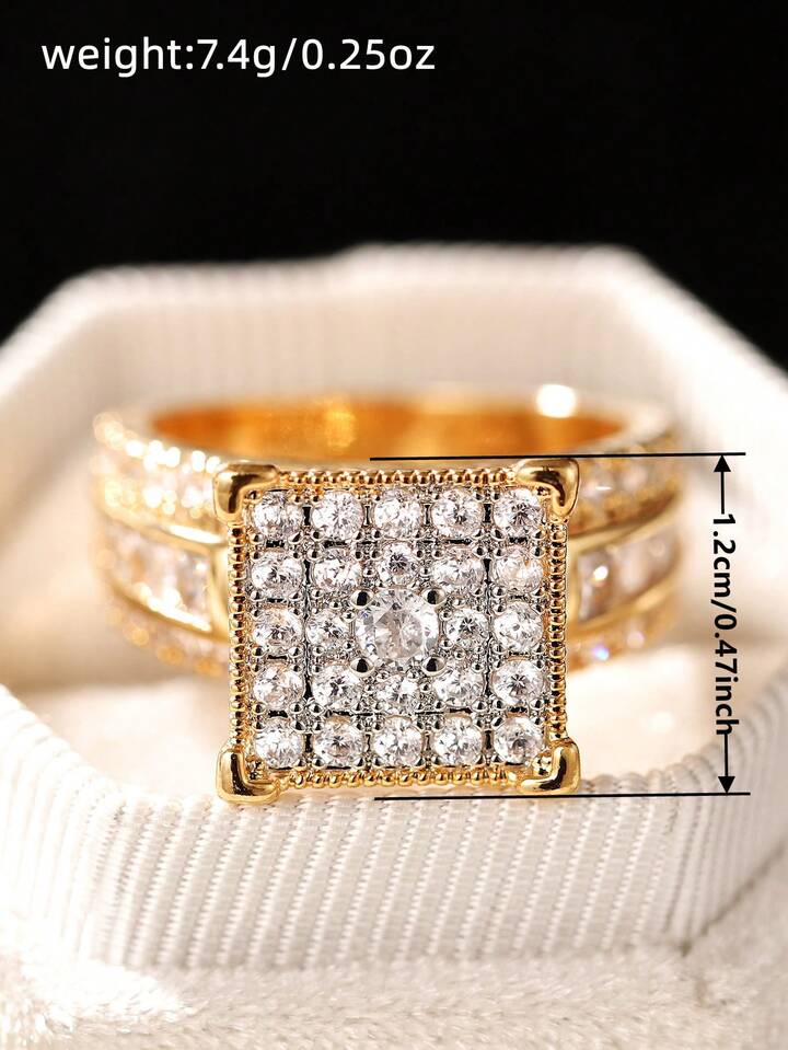 Cubic Zirconia Ring Fashion Jewelry Gift