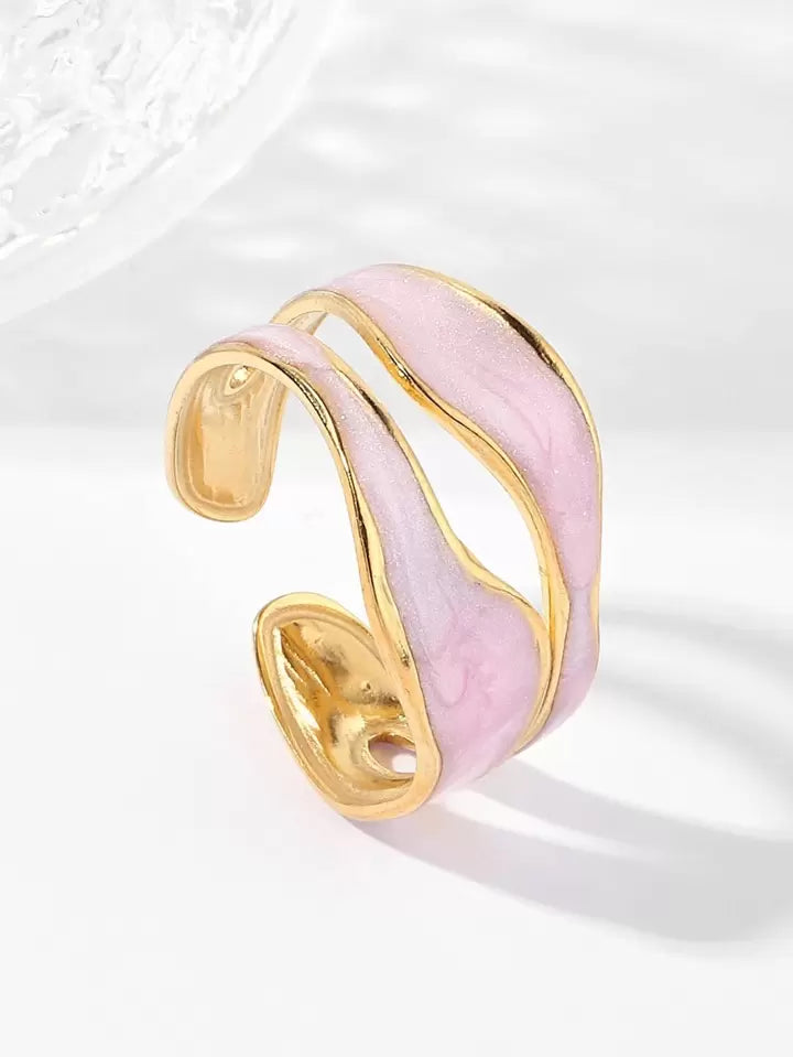 Hollow Out Cuff Ring  Fashion Jewelry