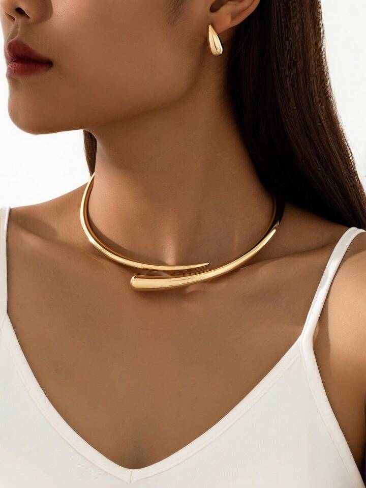 Simple & Stylish Alloy Water Drop Set