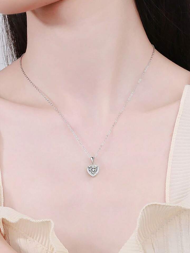 Minimalist Luxury 925 Silver Moissanite Jewelry Set