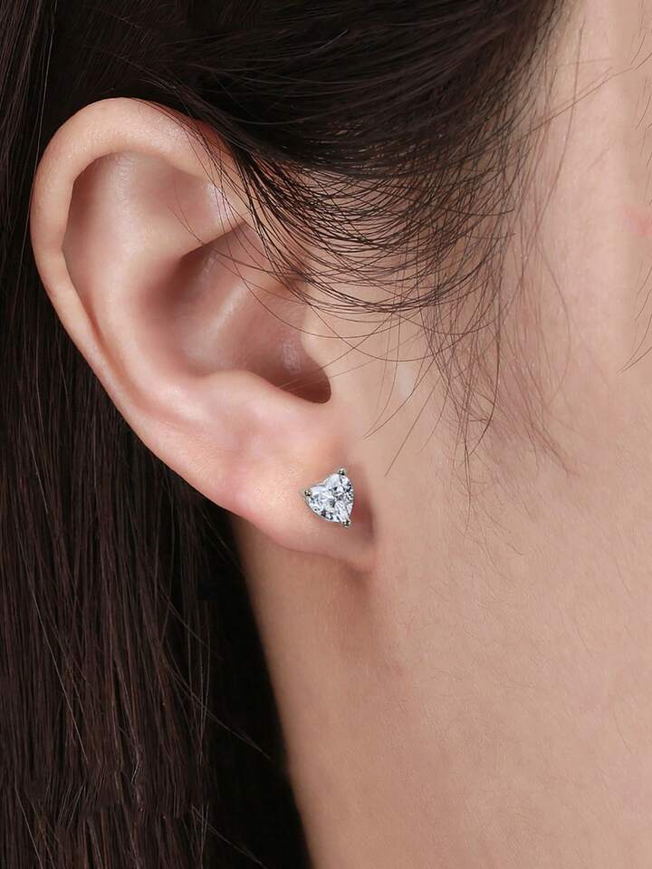 Minimalist Luxury 925 Silver Moissanite Jewelry Set